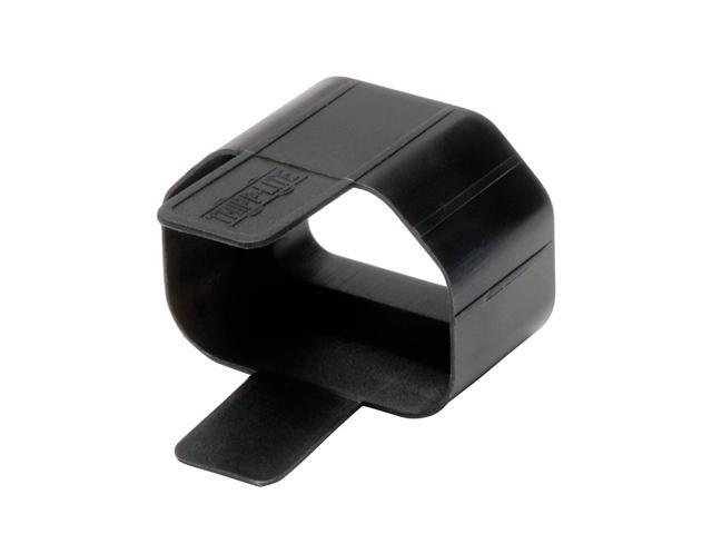 Tripp Lite PLC13BK PDU Plug Lock Connector C14 Power Cord to C13 Outlet - 100 Pack Black