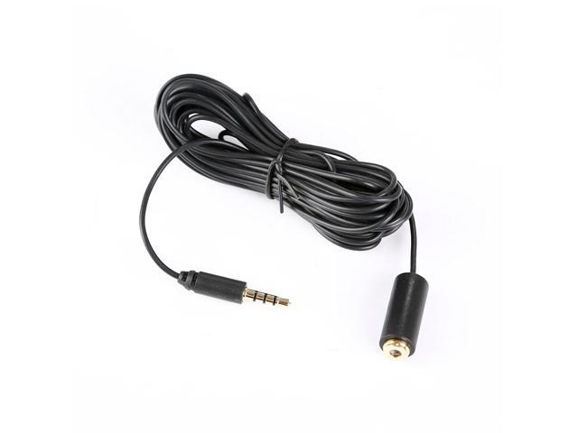 Movo PM10EC6 20-foot (6m) TRRS Female 35mm to TRRS Male 35mm Microphone Extension Cable for Smartphones