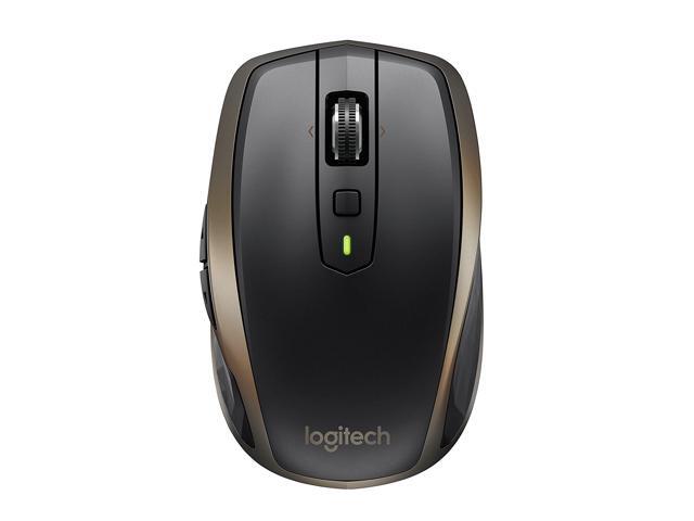 Logitech MX Anywhere 2 Wireless Mouse - Use On Any Surface Hyper-Fast Scrolling Rechargeable for Apple Mac or Microsoft Windows Computers and