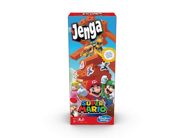Hasbro Games Jenga: Super Mario Edition Game Block Stacking Tower Game for Super Mario Fans Ages 8 and Up