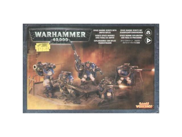 Games Workshop Space Marines Scouts W/Sniper Rifles 40K
