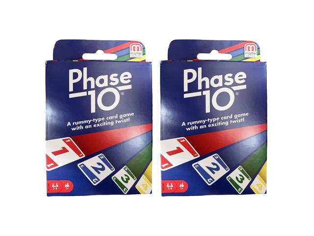 Mattel Phase 10 Card Game - 2 Pack