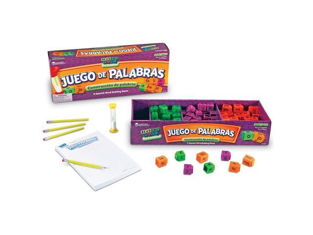 Learning Resources Juego de Palabras Spanish Reading Rods Word Game