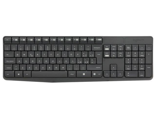 Recertified - Replacement Logitech K235 Wireless Keyboard Only - Gray (No Battery Cover) (I