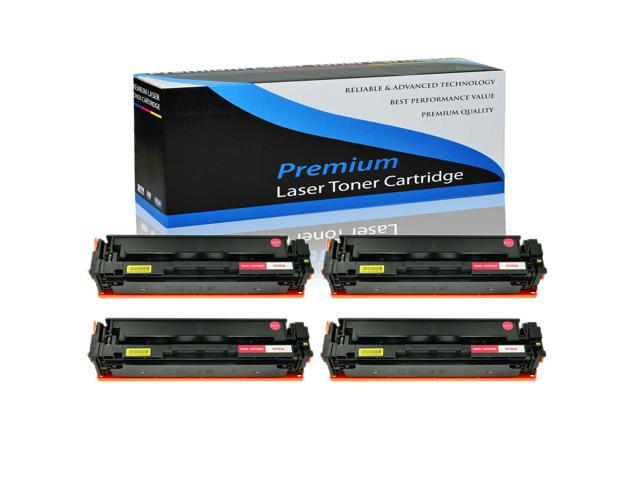 4Pk Magenta Cf503a 202A Toner For Hp Laserjet Pro Mfp Mfp M281fdn M281dw W/Chip