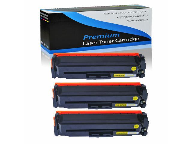 3Pk Cf412x 410X Yellow Toner Cartridge For Hp Color Laserjet M377dw Printer