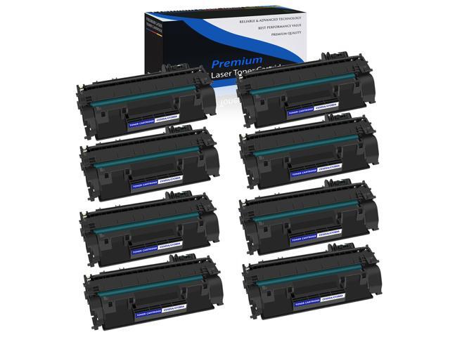 8 Pack Ce505a 05A Toner Cartridge For Hp Laserjet P2035n P2050 P2055 P2055d
