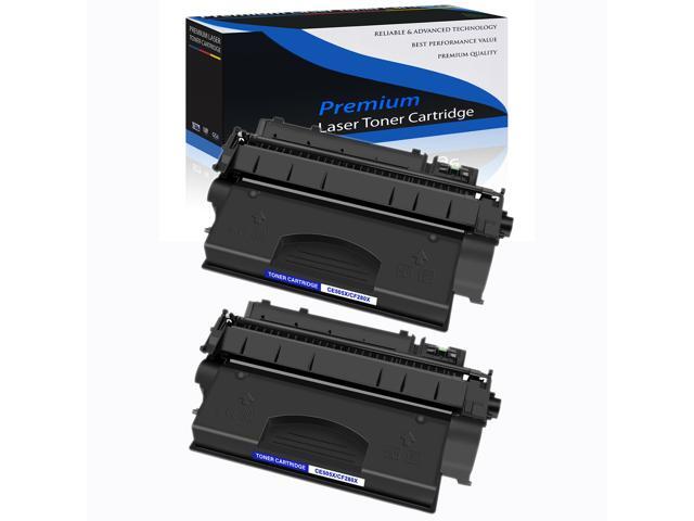 2X Ce505x High Yield Toner Cartridge For Hp 05X Laserjet P2055d P2055dn P2055