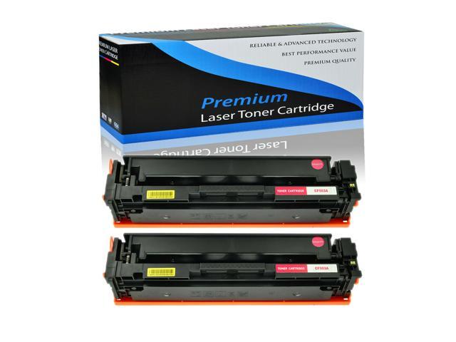 2 Pk Cf503a Magenta Toner Cartridges For Hp Laserjet Pro Mfp Mfp M281fdn M281dw