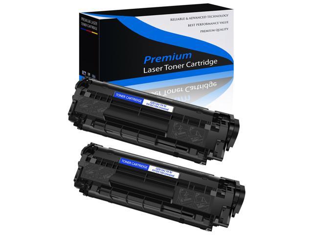 2 Pack Q2612a High Yield Toner Cartridge For Hp Laserjet 1012 1010 1018 1020
