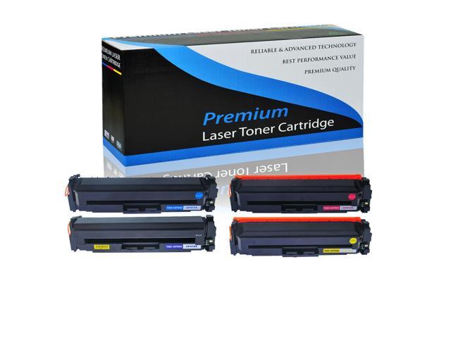4Pk Cf410x-413X Bk/C/M/Y Toner Cartridge For Hp Color Laserjet M477fdw M452dn