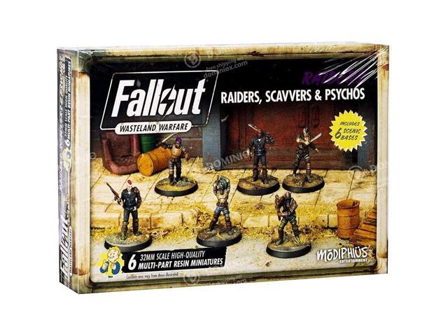 Fallout Wasteland Warfare Raiders Scavvers & Psychos Fallout Minis