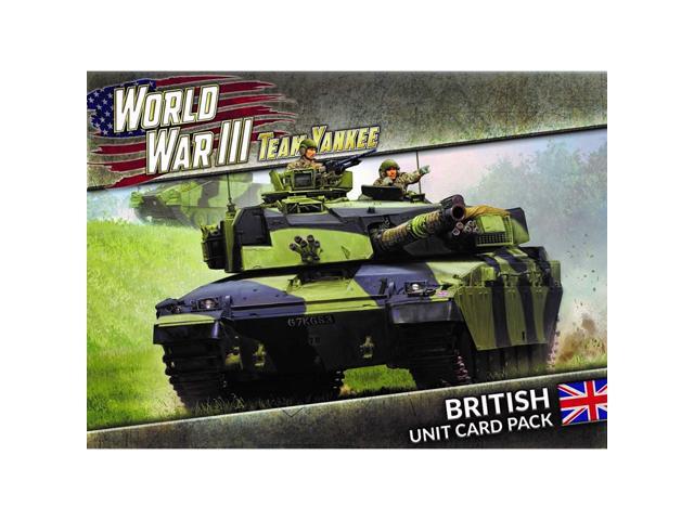WWIII Team Yankee: British Unit Card Pack (WW3-02U)