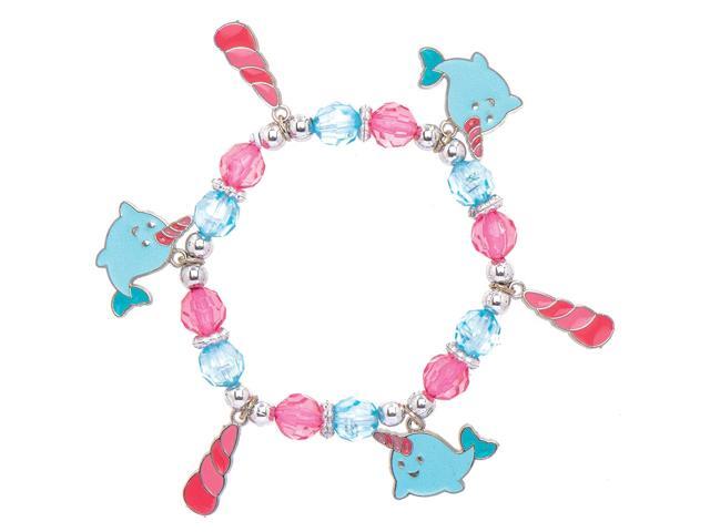 Baker Ross Unicorn Whale Bracelet - Pack of 3 Jewelry Making Kit Great Kids Accessory Ideal Gift or Party Favor