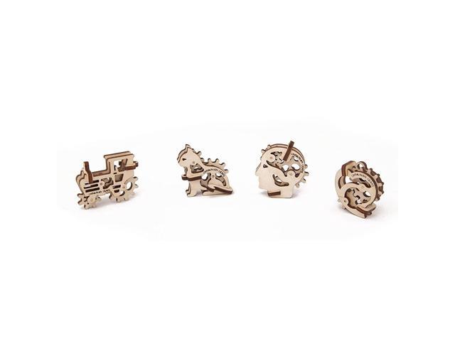UGEARS Tribka-Trinkets is Mechanical 3D Puzzle Brainteaser for Kids and Adults