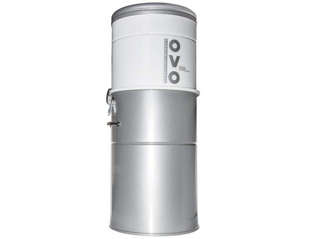 OVO Heavy Duty Powerful Central Vacuum System Hybrid Filtration (with or Without Disposable Bags) 35L or 925Gal 700 Air watts Large Vac White