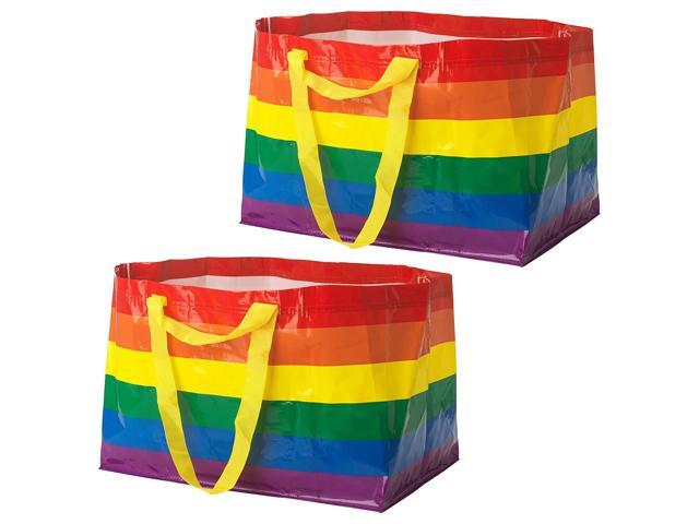 Ikea STORSTOMMA (FRAKTA) Large 71L Pride Rainbow Reusable Shopping Bag (2020 ver)