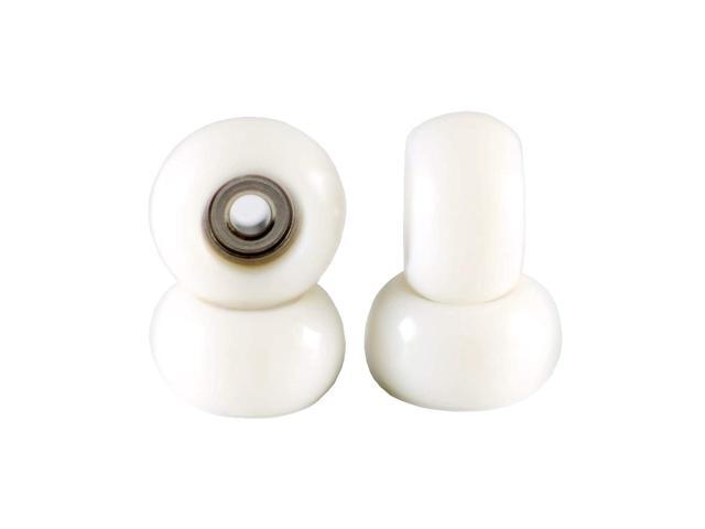 NOAHWOOD Fingerboards Parts Meowheel( 4 Bearings / 4 Wheels ) White + Gift(Diameter of 7mm it is not sketeboards) meowheel