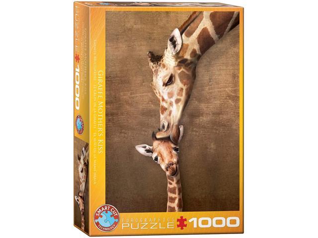 Eurographics Giraffe Mothers Kiss Puzzle 1000-Piece