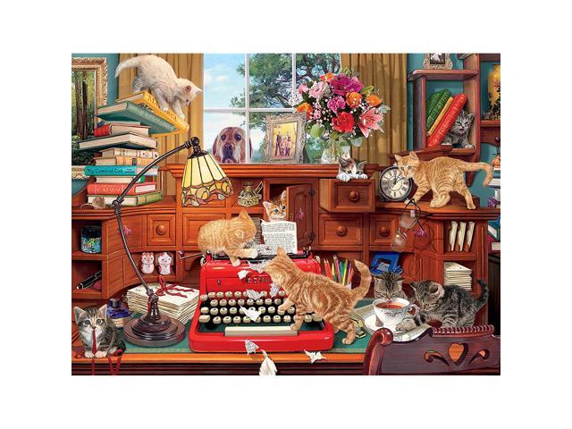 Paws Gone Wild Writer'S Block Puzzle - 550Piece