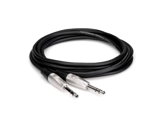 Hosa Technology Balanced 1/4' TRS Male To 1/4' TRS Male Audio Cable 1.5 (998383964838 Arts & Entertainment Musical Instruments) photo