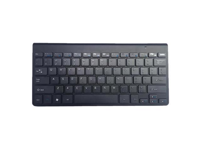 Ultra Slim Wireless Keyboard and Mouse Combo with USB Nano Receiver Black