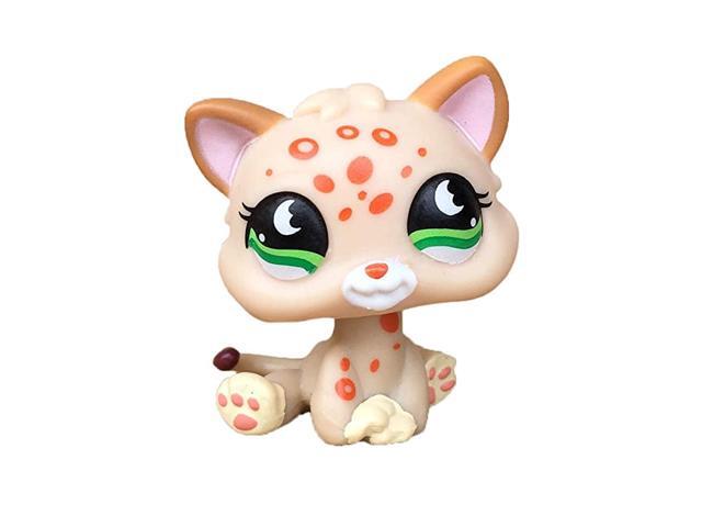 CustomMade Baby for Short Hair Cat 852 Tan Spotted Leopard 1 Inch Kitty Mini Pet Shop Kitten Toys