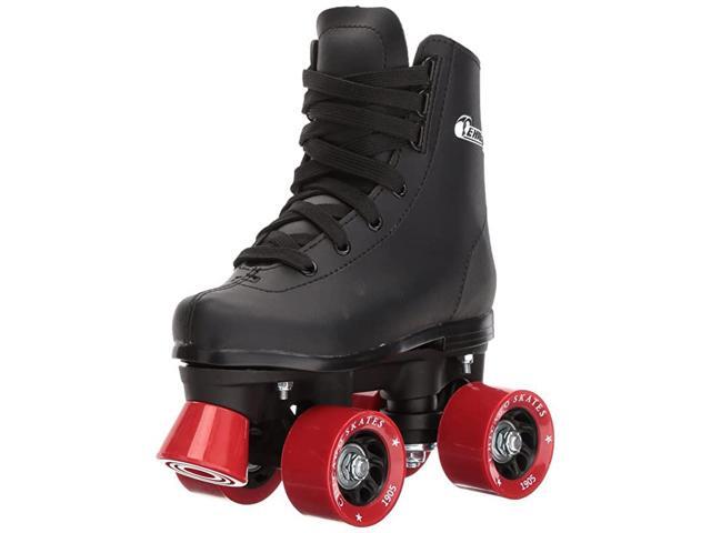 Boys Rink Roller Skate Black Youth Quad Skates Size 3 CRS190503