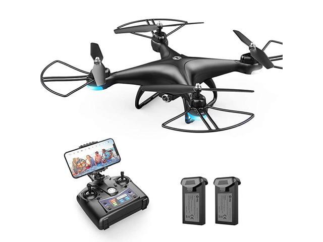 HS110D FPV RC Drone with 1080P HD Camera Live Video 120°WideAngle WiFi Quadcopter with Gravity Sensor Voice Control Gesture Control Altitude Hold