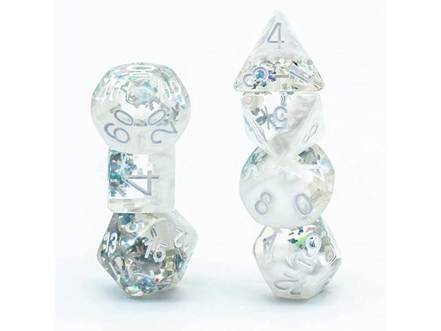 Polyhedral Dice Sets DND Winter Dice for Dungeons and DragonsDampD Role Playing GameRPG MTG Pathfinder Table Game Dice Winter Dice
