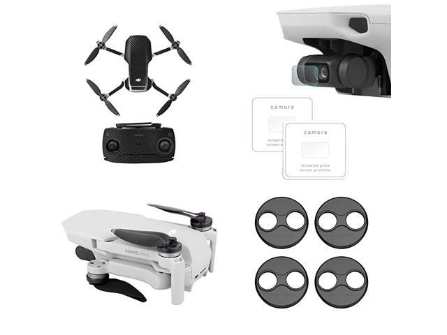 Mavic Mini 2 Pack Tempered Glass Foil Film+DIY ScratchProof Sticker+Motor Cover Cap for DJI Mavic Mini Drone 2 Black Motor Cover Set