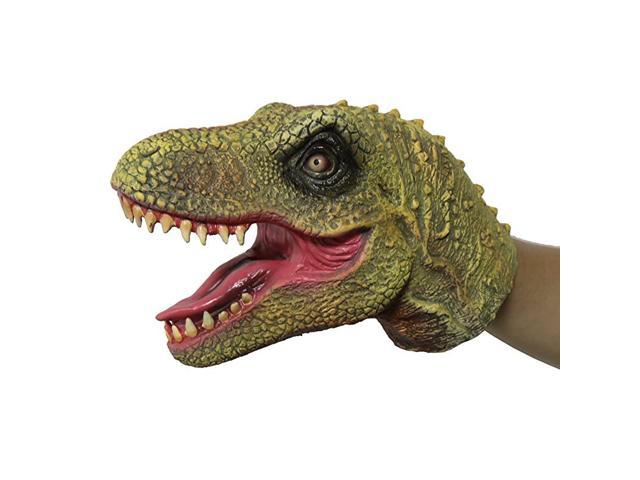 Hand Puppet Realistic TRex Role Play Toy Dinasour Latex Puppet for Both Adult and Children