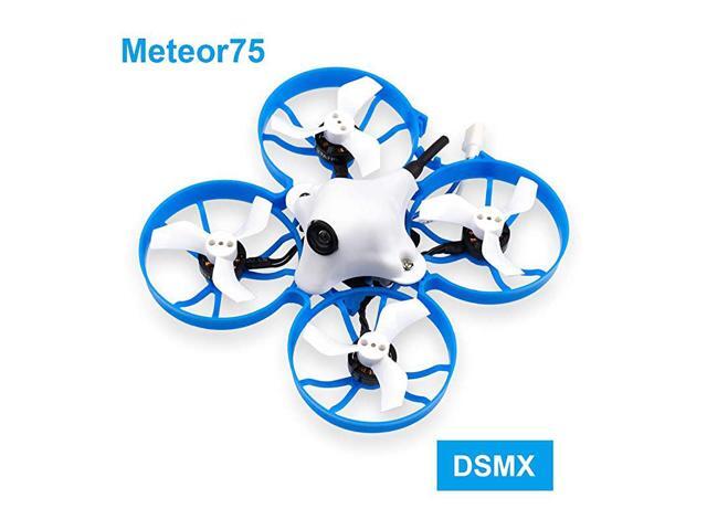 Meteor75 DSMX 1S Brushless Whoop Drone with F4 12S AIO FC BT20 Connector 1102 18000KV Motor M01 AIO Camera 25mW VTX for Tiny Whoop Micro FPV Racing
