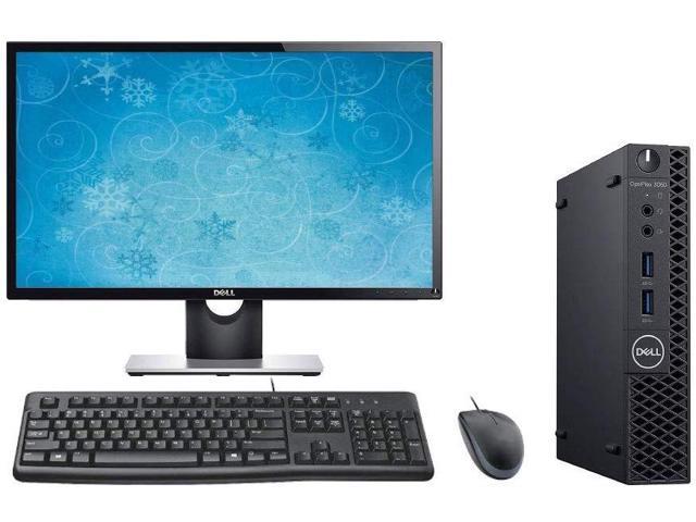 Neweggbusiness Dell Optiplex 3060 Micro Form Factor Desktop Pc Bundle 24 Display Keyboard Mouse Intel I5 8500t 2 1ghz 4gb Ram 500gb Hdd Windows 10 Pro Os