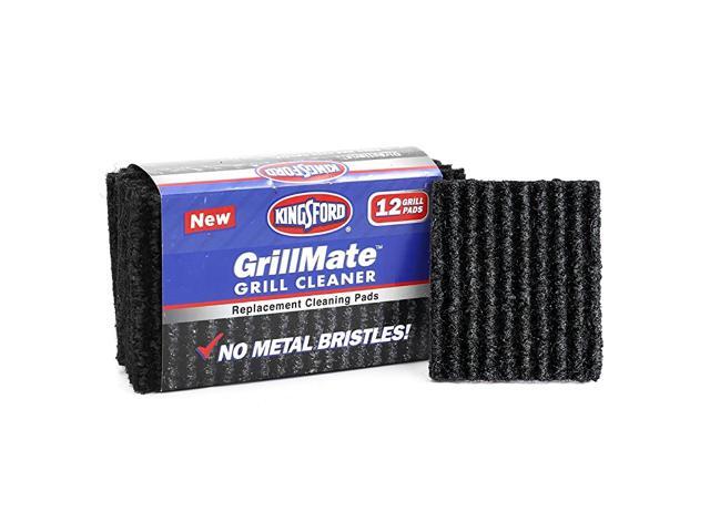 107746 GrillMate Grill Cleaner Replacement Pads Twelve Count Sturdy NonMetal Bristles