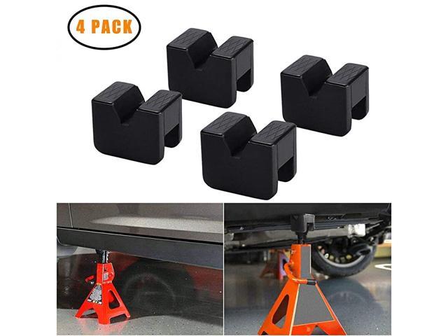 Pad Lift Pad Adapter Tool Adapter Stand for 23 Ton Universal Rubber Slotted Frame Stand Rail Pinch welds Protector 2 Pack