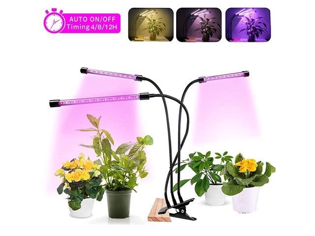 Grow Light for Indoor Plants 75W 90Desk Clipon Plant Light for Small Plants Full Spectrum with 3 Modes amp 5Level BrightnessAuto OnOff Timing 4H8H12H
