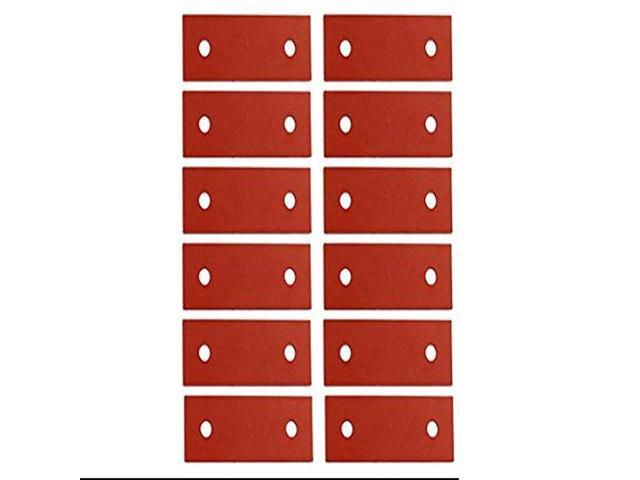 Stretch Rubber Plant Stake Connectors 2Hole 10Pack