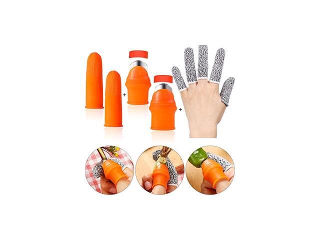 Garden Silicone Thumb Knife Separator Finger Protectors Harvesting Plant Knife Plant Gardening Fruit and Vegetable Picking Gifts Trim Garden