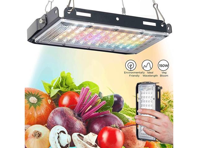 LED Grow Lights for Indoor Plants Full Spectrum 150W Equivalent Grow Lights for Clones Vegetation and Flowering Includes Natural Solar White LED Diode