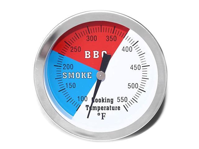 3quot BBQ Thermometer Temperature Gauge for Charcoal Grill Pit Smoker Temp Gauge Grill Thermometer with Fahrenheit and Heat Indicator