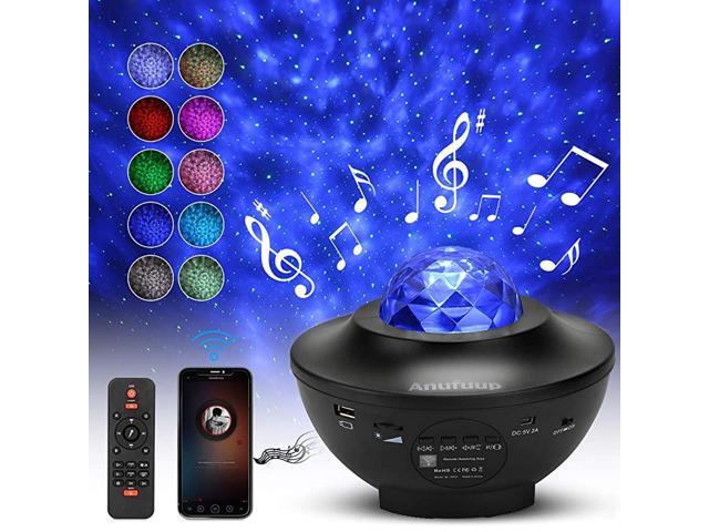 Night Light Projector Star Projector Night Light with Bluetooth Speaker LED Star Projector with Remote Control amp Timer Ocean Wave Projector for