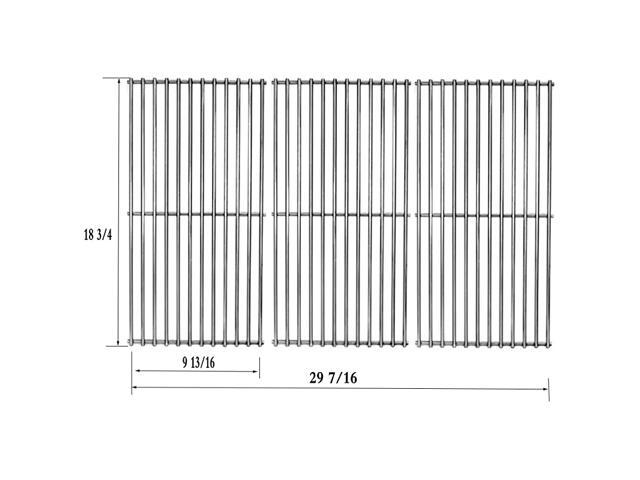 C6019C 3Pack Cast Iron Cooking Grid Grates Replacement for Kitchen Aid 7200727 7200745 7200745A 7200819 Master Forge GCP2601 Nexgrill 7200745 7200745A