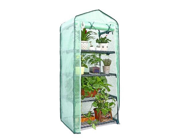Mini Greenhouse Small Plant Greenhouses 4 Tier Rack Stands Portable Garden Green House for Outdoor amp Indoor 15 x 225 x 525 FT