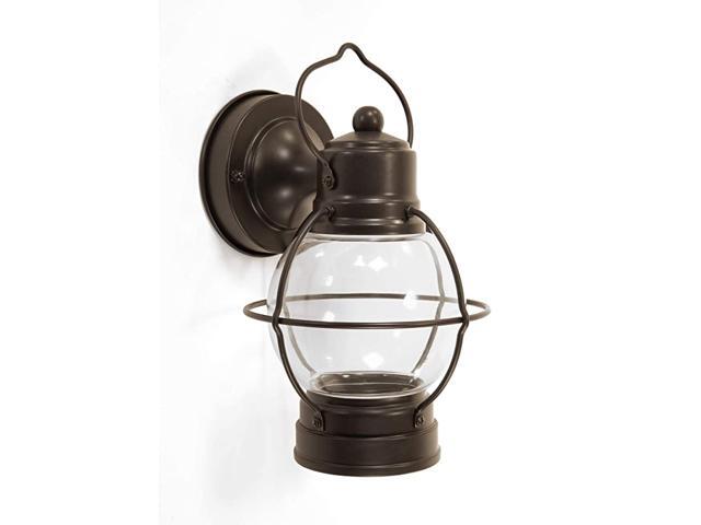 Outdoor LED Farmhouse Lantern Wall Sconce for Porch Patio Deck and More Built in LED Gives 100W of Light with 125W of Power Wet Location Bronze