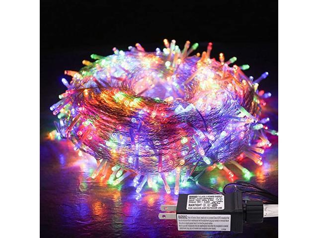 33ft 100 LED Indoor Christmas String Lights 30V 8 Modes Fairy String Lights for Homes Christmas Tree Wedding Party Bedroom Indoor Wall Decoration