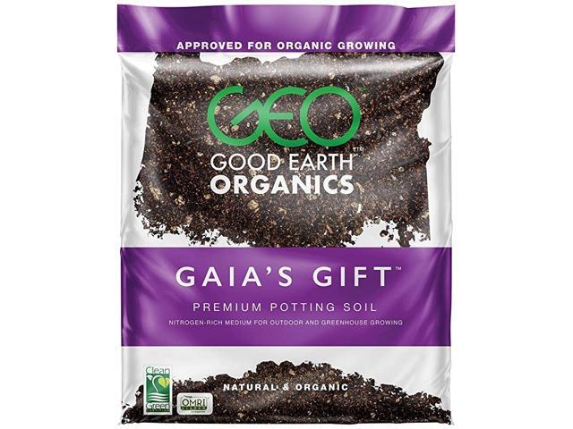 Earth Organics Gaias Gift Premium Potting Soil Organic Potting Soil for Heavy Feeding Plants Like Tomatoes Hops amp More 5 Gallon