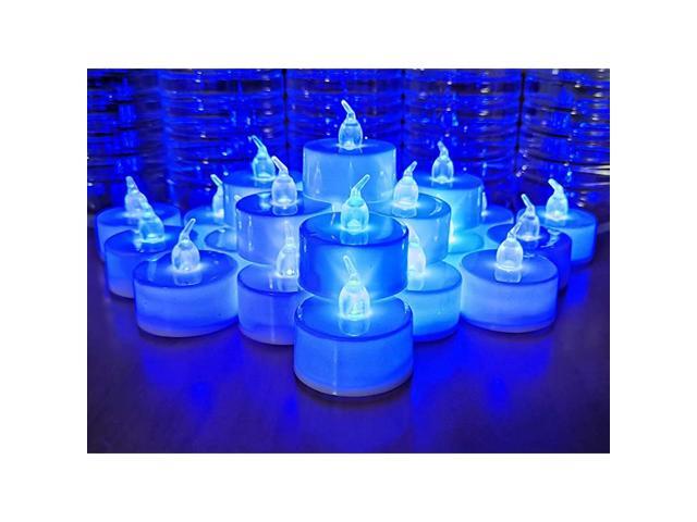 24 Pack LED Tea Lights Candles Flickering Flameless Tealight Candle Long Lasting Battery Operated Fake Candles Decoration for Wedding Halloween and
