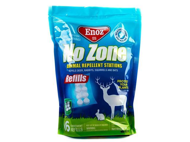 No Zone Refills for Animal Repellent Stations 16 Refill Bag Twin White