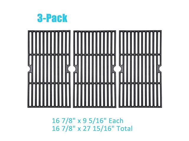 3Pack 16 78quot CIF876C Matte Cast Iron Cooking Grid Replacement Parts for Charbroil 463436213 463436214 463441312 463420508 463441512 463440109